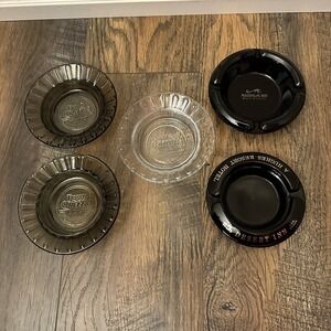 Vintage Las Vegas Casino Ashtray Lot‎ of 5 Mandalay Bay Harrahs 4 Queens Desert